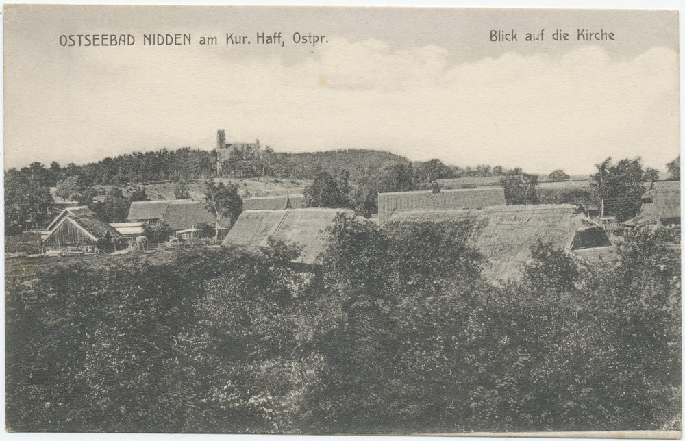 Nidden, Blick auf die Kirche