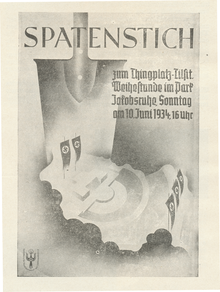 Tilsit, Thingplatzweihe, Plakat