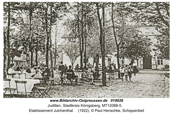 Juditten Kr. Königsberg, Etablissement Julchenthal