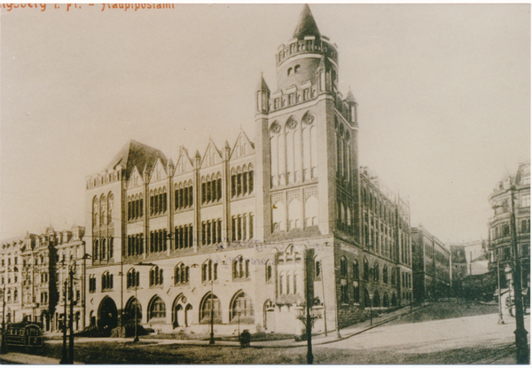 Königsberg, Poststraße, Neues Hauptpostamt