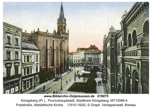 Königsberg (Pr.), Poststraße, Altstädtische Kirche