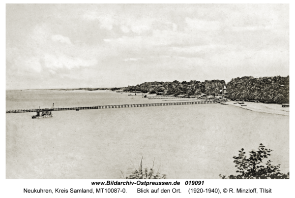 Neukuhren, Blick auf den Ort