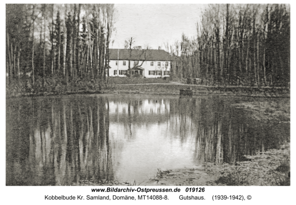 Kobbelbude Kr. Samland, Domäne, Gutshaus