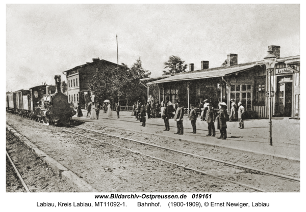 Labiau, Bahnhof