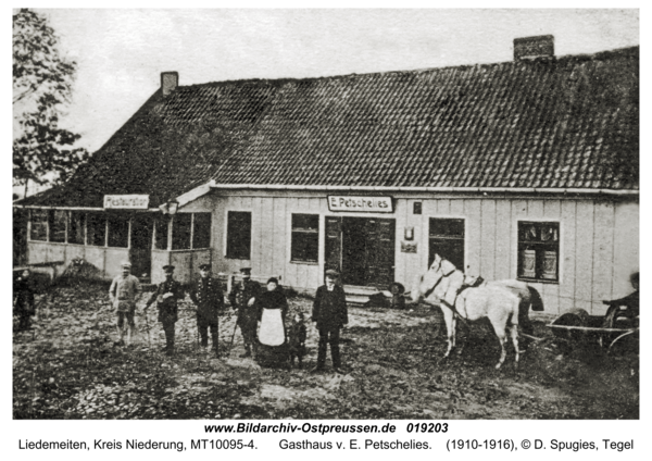 Liedemeiten, Gasthaus v. E. Petschelies