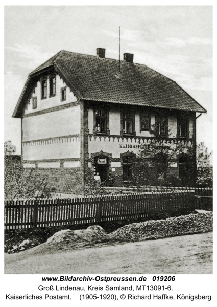 Groß Lindenau, Kaiserliches Postamt