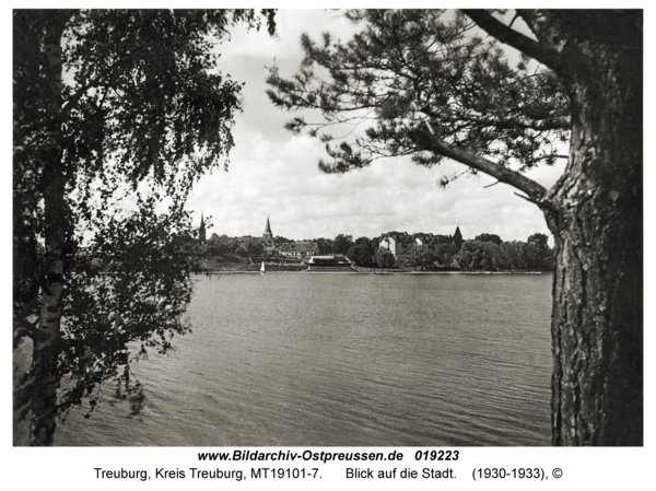 Treuburg, Blick auf die Stadt