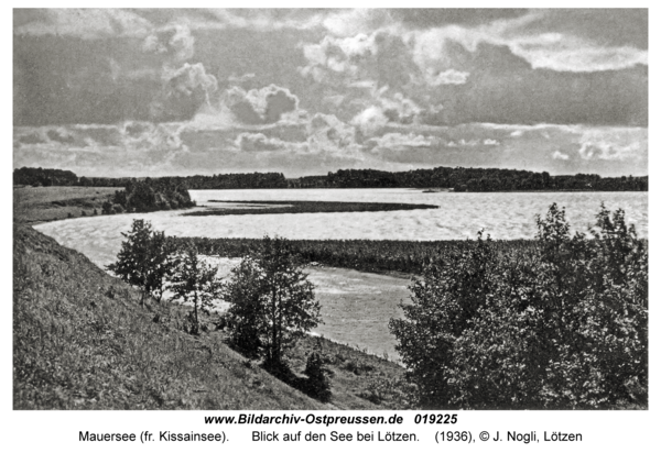 Mauersee, Blick auf den See bei Lötzen