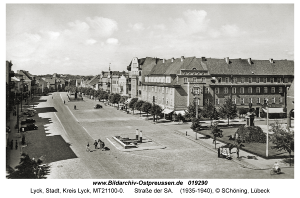 Lyck, Straße der SA