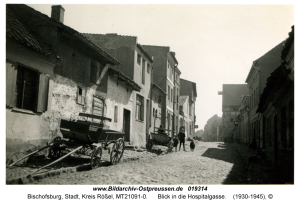 Bischofsburg, Blick in die Hospitalgasse