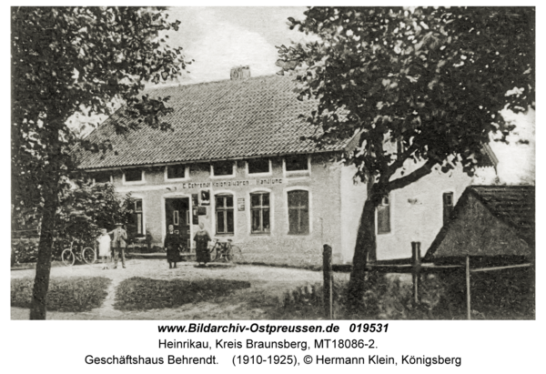 Heinrikau, Geschäftshaus Behrendt