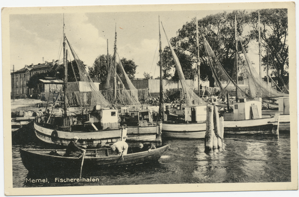 Memel, Fischereihafen am Walgum