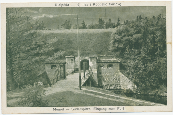 Süderspitze, Stadtkreis Memel, Eingang zum Fort