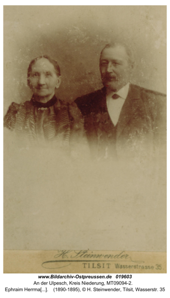 An der Ulpesch, Ephraim Herrmann Kopp und Ehefrau Karoline Friderike