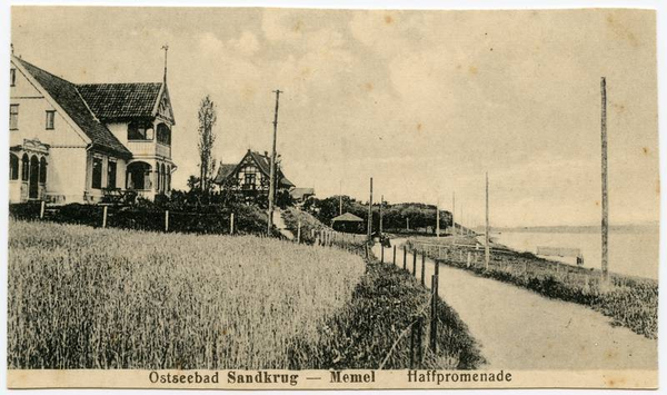 Sandkrug Stadtkr. Memel, Haffpromenade, Villenteil Nord