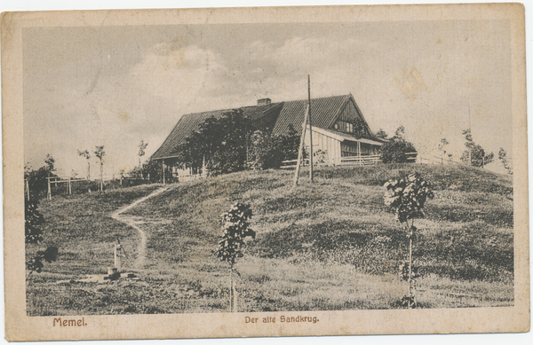 Sandkrug Stadtkr. Memel, Der alte Sandkrug auf der Spitze der Kurischen Nehrung