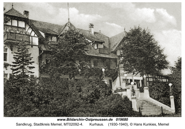 Sandkrug Stadtkr. Memel, Kurhaus