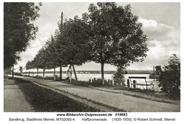 Sandkrug Stadtkr. Memel, Haffpromenade