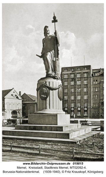 Memel, Borussia-Nationaldenkmal