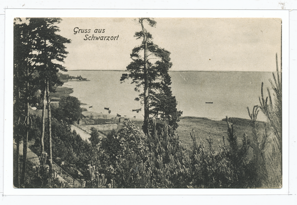 Schwarzort, Blick vom Evaberg auf das Kurische Haff