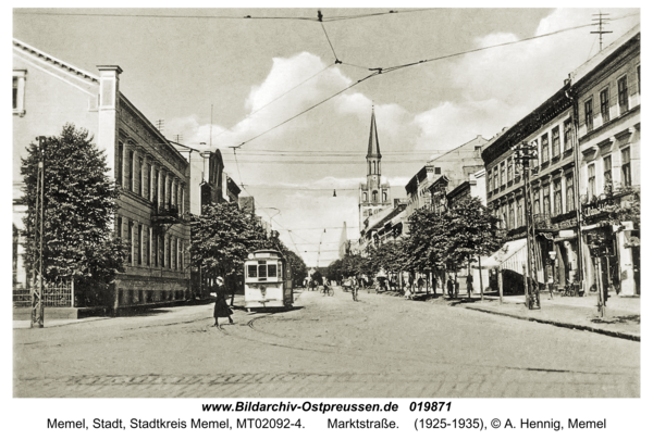 Memel, Marktstraße