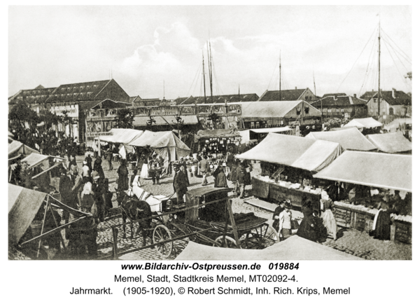 Memel, Jahrmarkt