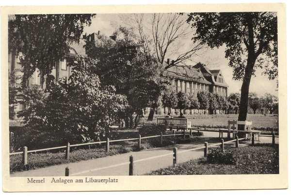 Memel, Anlagen am Libauerplatz