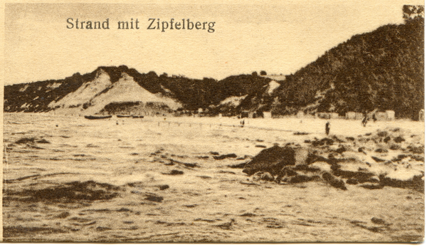 Groß Kuhren, Strand mit Zipfelberg