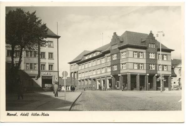 Memel, Adolf-Hitler-Platz, Sparkasse