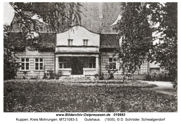 Kuppen, Gutshaus