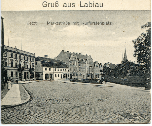 Labiau, Marktstraße mit Kurfürstenplatz