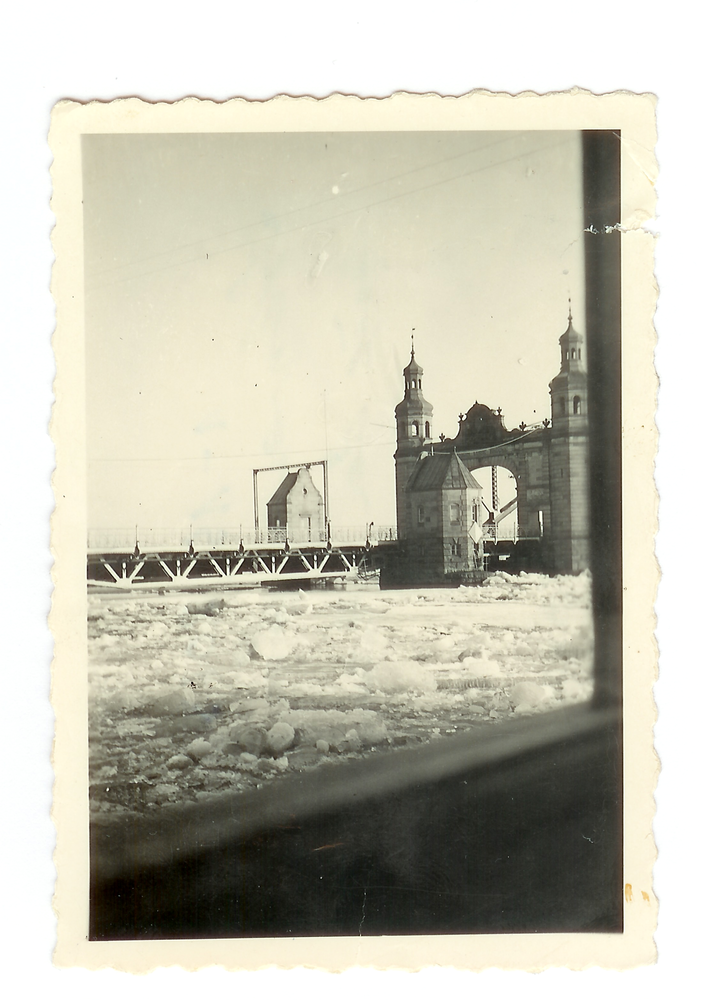 Tilsit, Luisen-Brücke, Eisgang