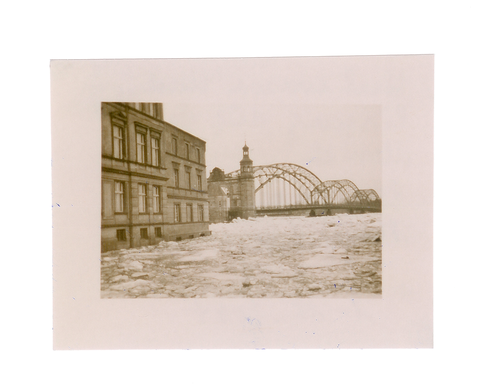 Tilsit, Luisen-Brücke, Hochwasser und Eisgang