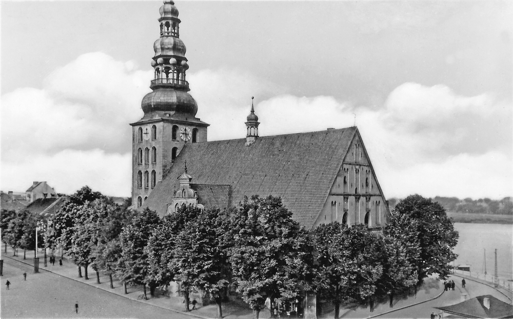 Tilsit, Deutsche Kirche, Ansicht von Südosten