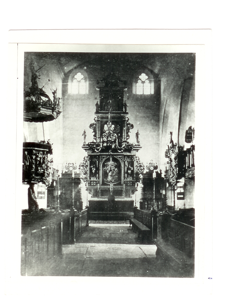 Tilsit, Deutsche Kirche, Innenansicht