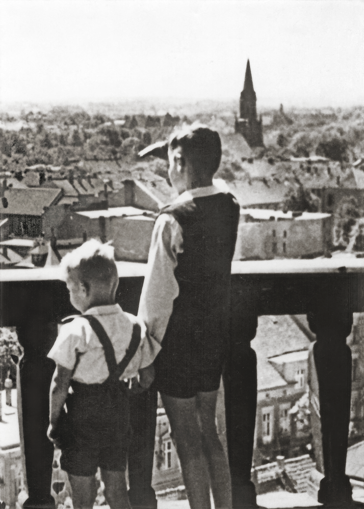 Tilsit, Blick vom Turm der Deutschen Kirche nach Süden