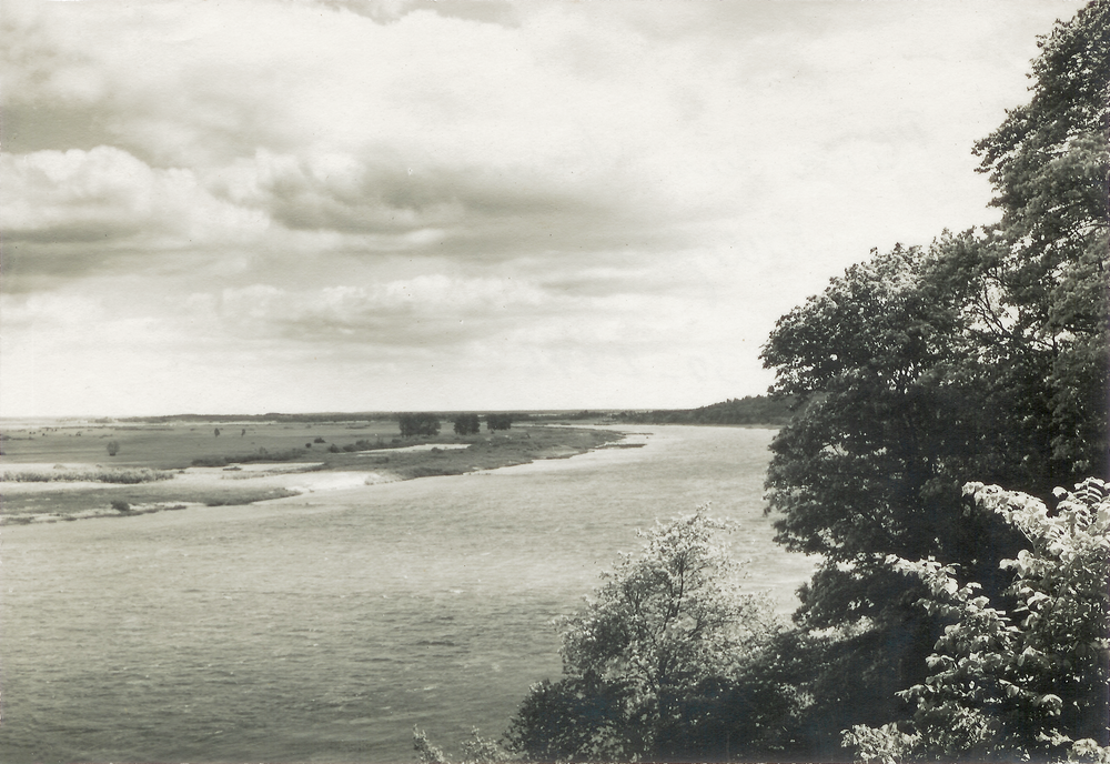 Tilsit, Blick vom Schloßberg nach Osten