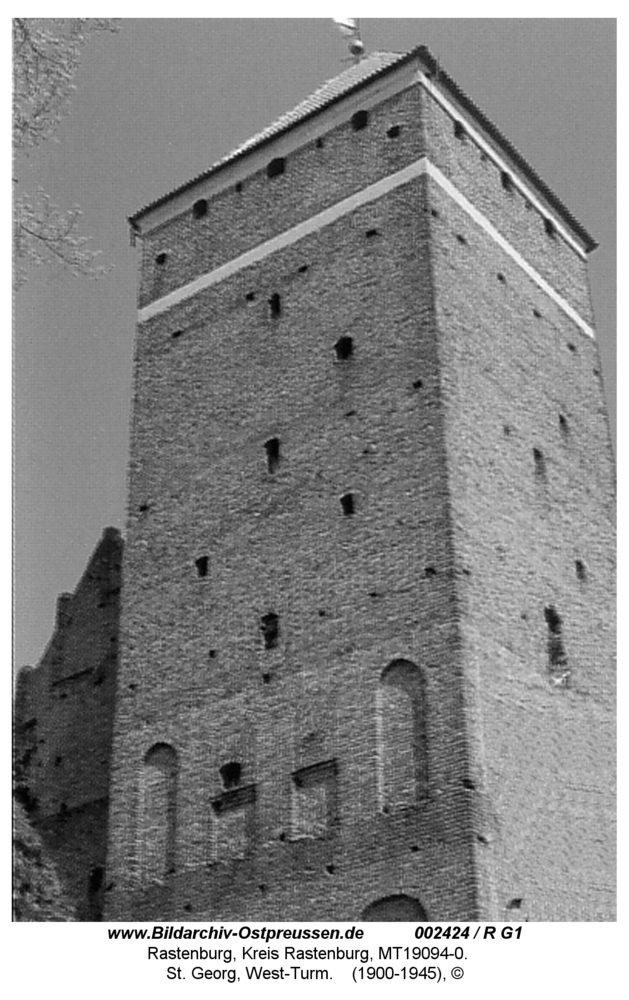 Rastenburg, St. Georg, West-Turm