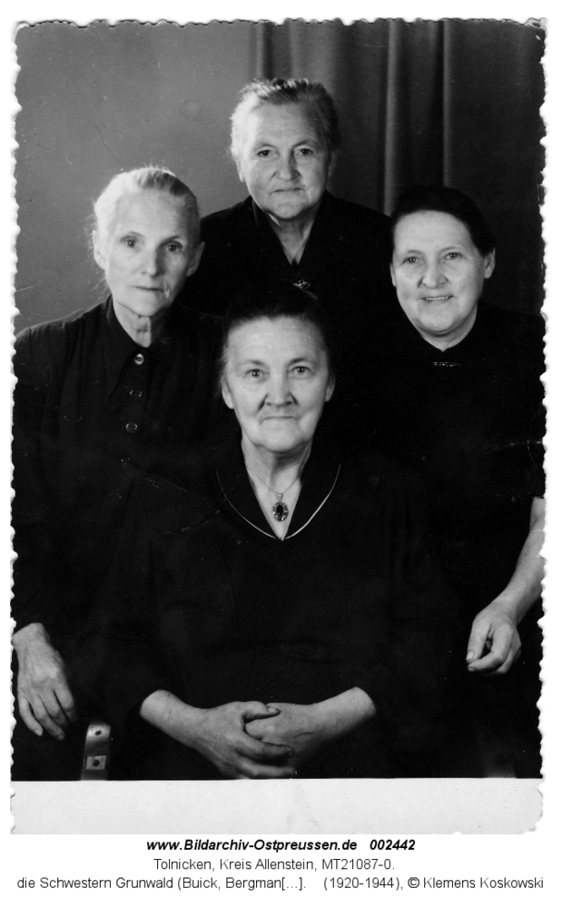 Tolnicken, die Schwestern Grunwald (Buick, Bergmann, Nowocyn, Koskowski)