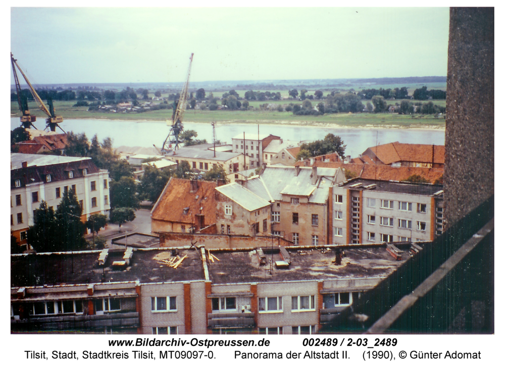 Tilsit, Panorama der Altstadt