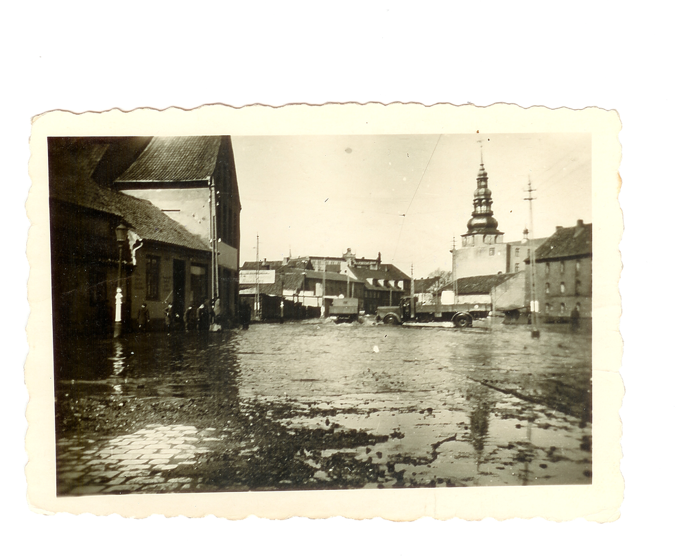 Tilsit, Überschwemmung in der Dammstraße