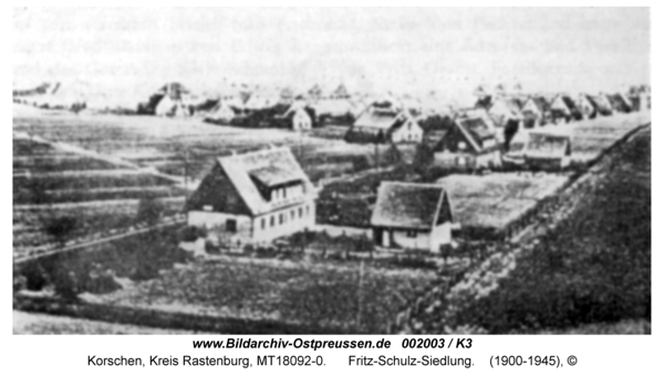 Korschen, Fritz-Schulz-Siedlung