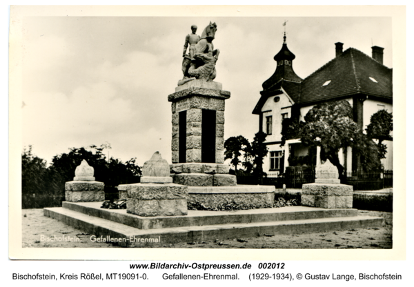 Bischofstein, Gefallenen-Ehrenmal