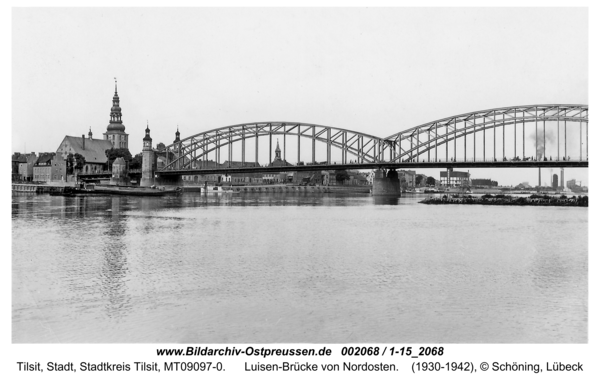 Tilsit, Luisen-Brücke von Nordosten