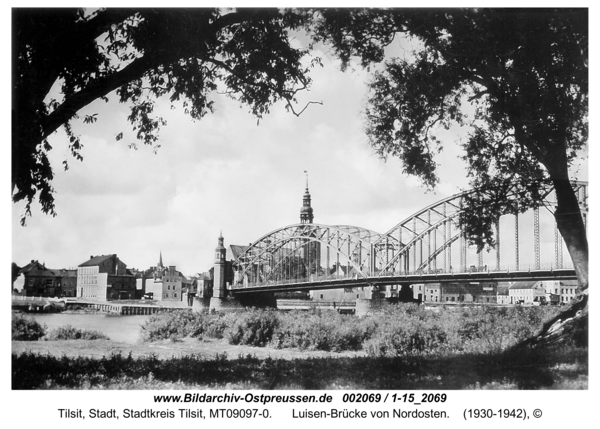 Tilsit, Luisen-Brücke von Nordosten