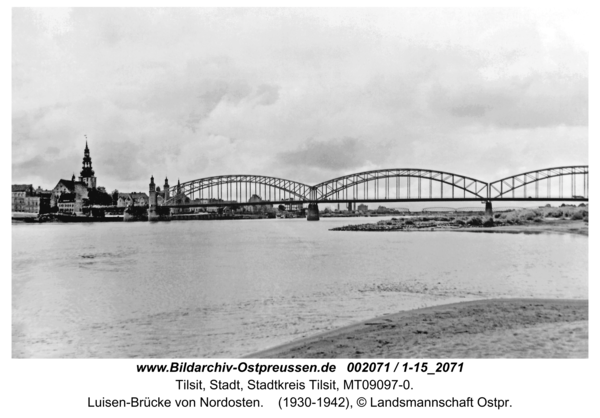 Tilsit, Luisen-Brücke von Nordosten