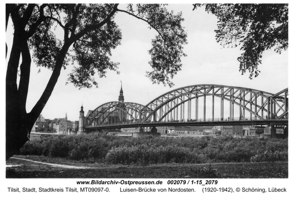 Tilsit, Luisen-Brücke von Nordosten