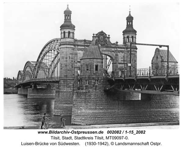 Tilsit, Luisen-Brücke von Südwesten