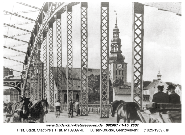 Tilsit, Luisen-Brücke, Grenzverkehr