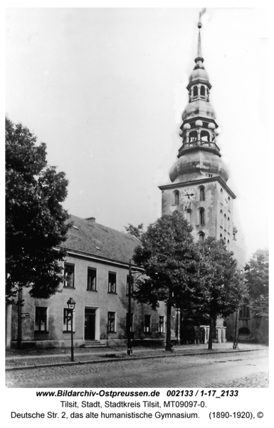 Tilsit, Deutsche Str. 2, das alte humanistische Gymnasium